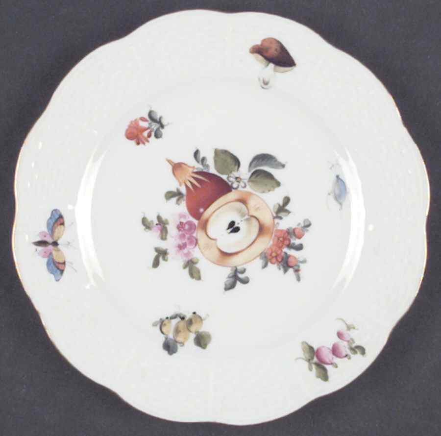 Fruit & Flowers Bread & Butter Plate by Herend-1