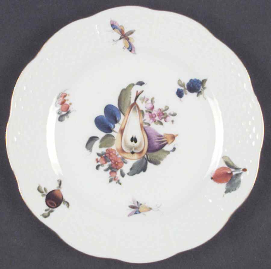 Fruit & Flowers Bread & Butter Plate by Herend-1