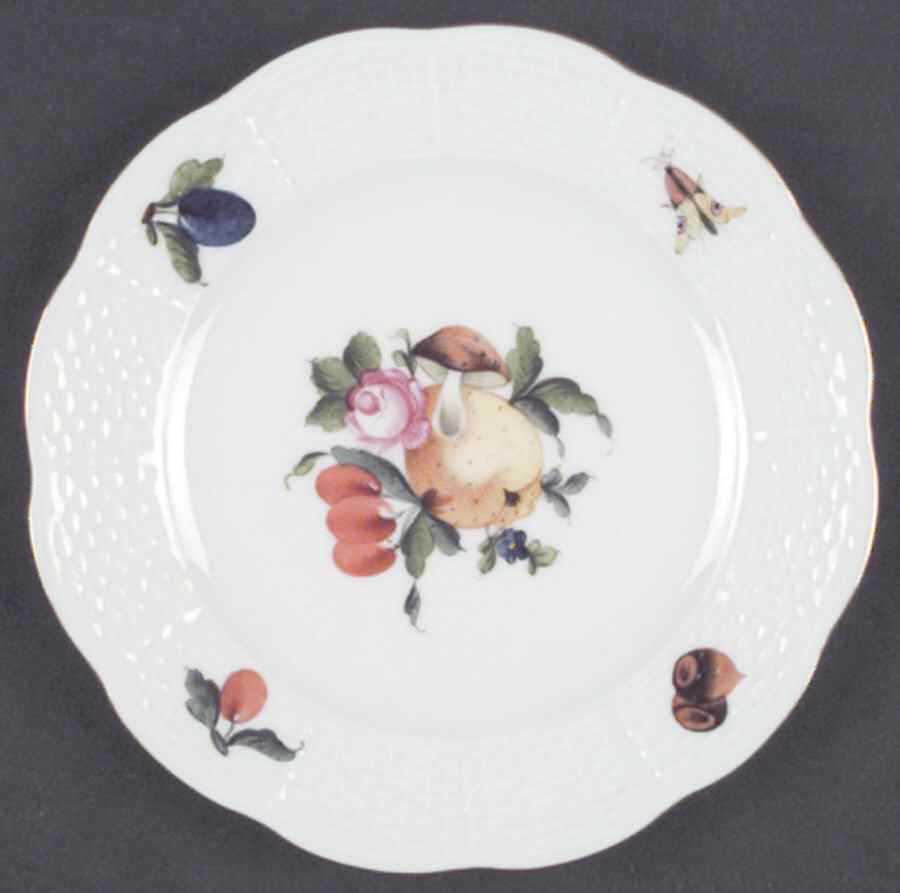 Fruit & Flowers Bread & Butter Plate by Herend-1