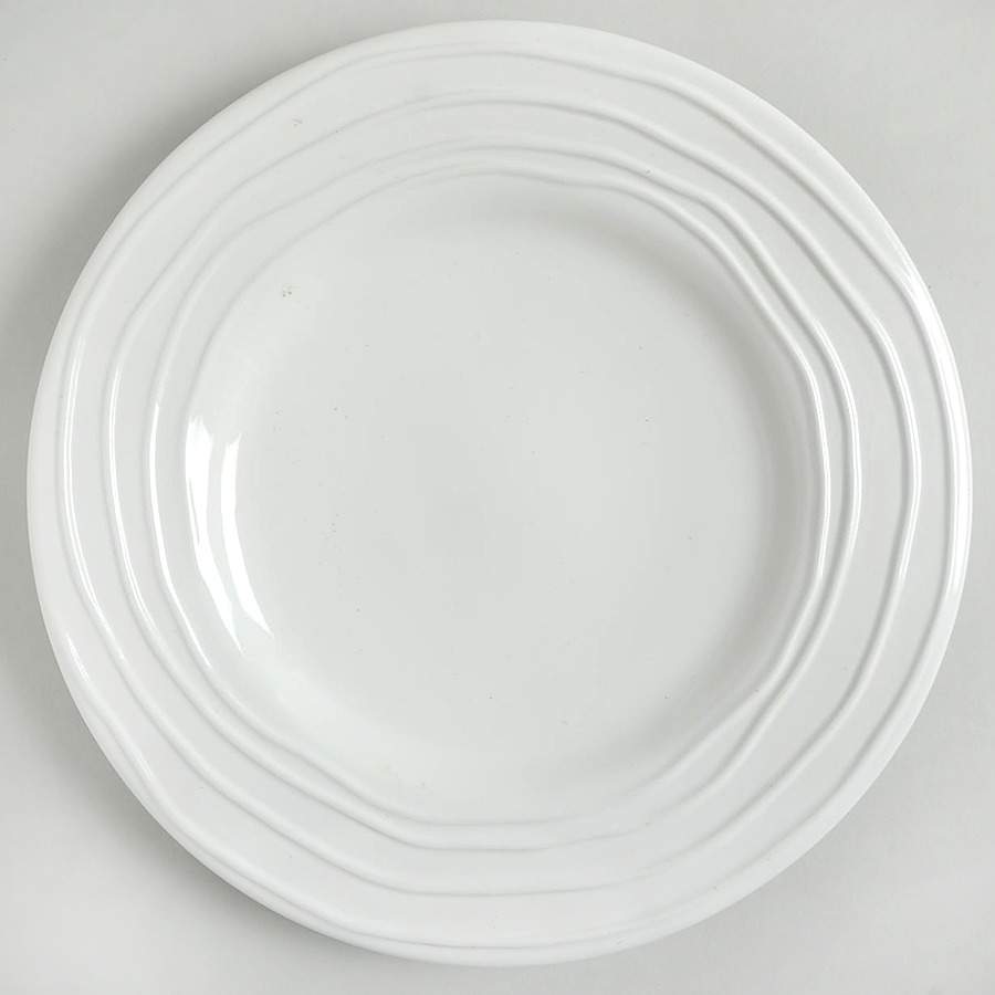 Frosted Ripple Salad Plate by Himark-1