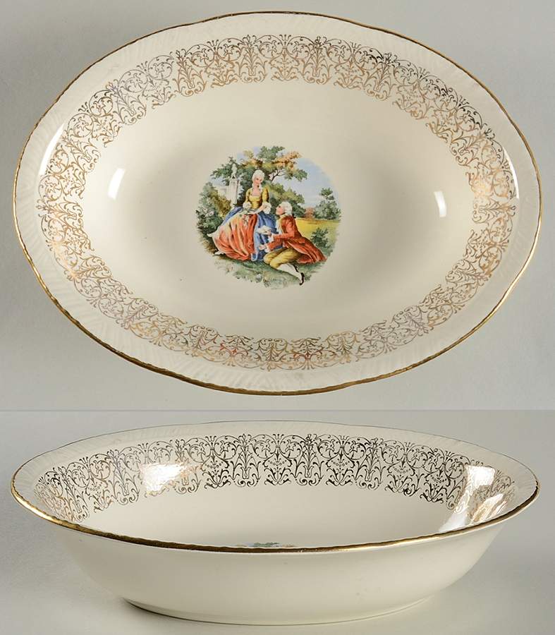HLC1022 9" Oval Vegetable Bowl by Homer Laughlin -1