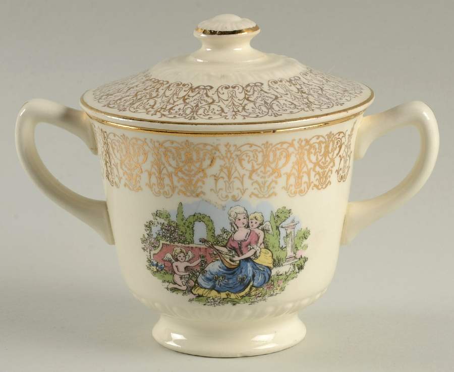 HLC1022 Sugar Bowl & Lid by Homer Laughlin -1