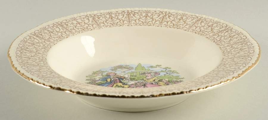 HLC1022 Rim Soup Bowl by Homer Laughlin -1