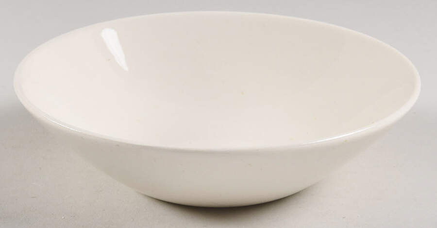 Rhythm White Fruit/Dessert (Sauce) Bowl by Homer Laughlin -1
