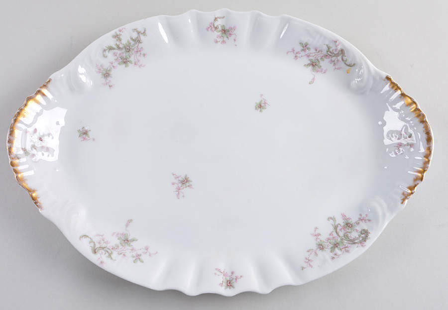 Schleiger 143a 15" Oval Serving Platter by Haviland-1