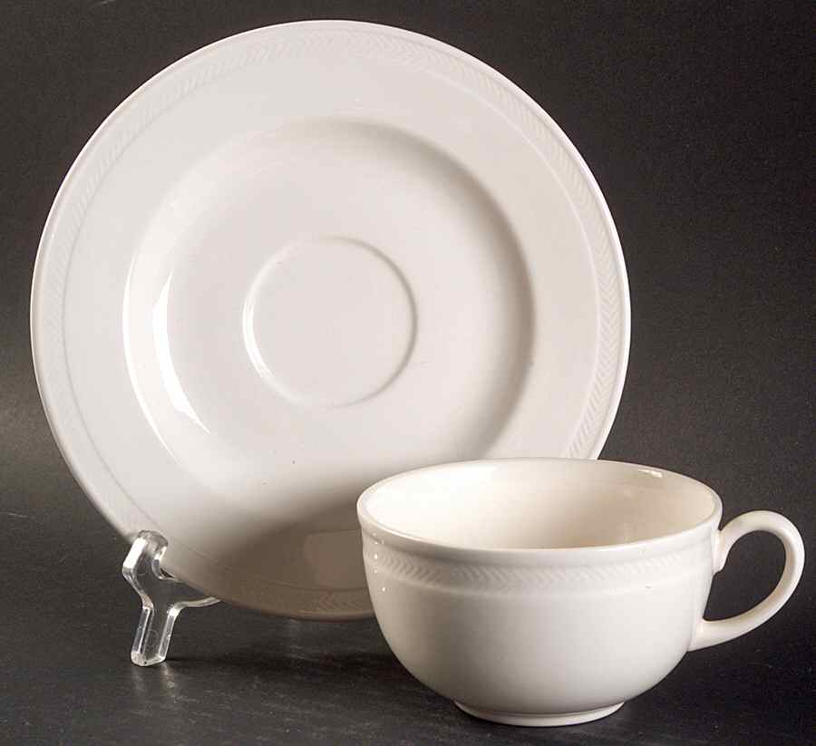 Hunslet Flat Cup & Saucer Set by Hartley Greens-1