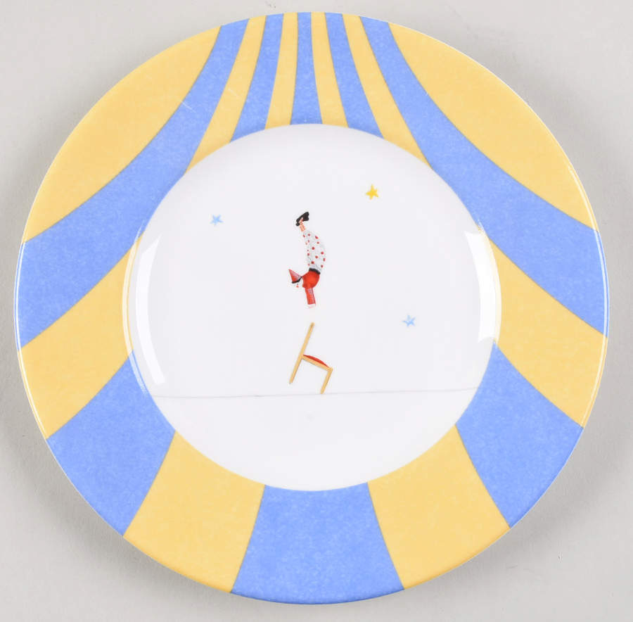 Circus Salad/Dessert Plate by Hermes-1