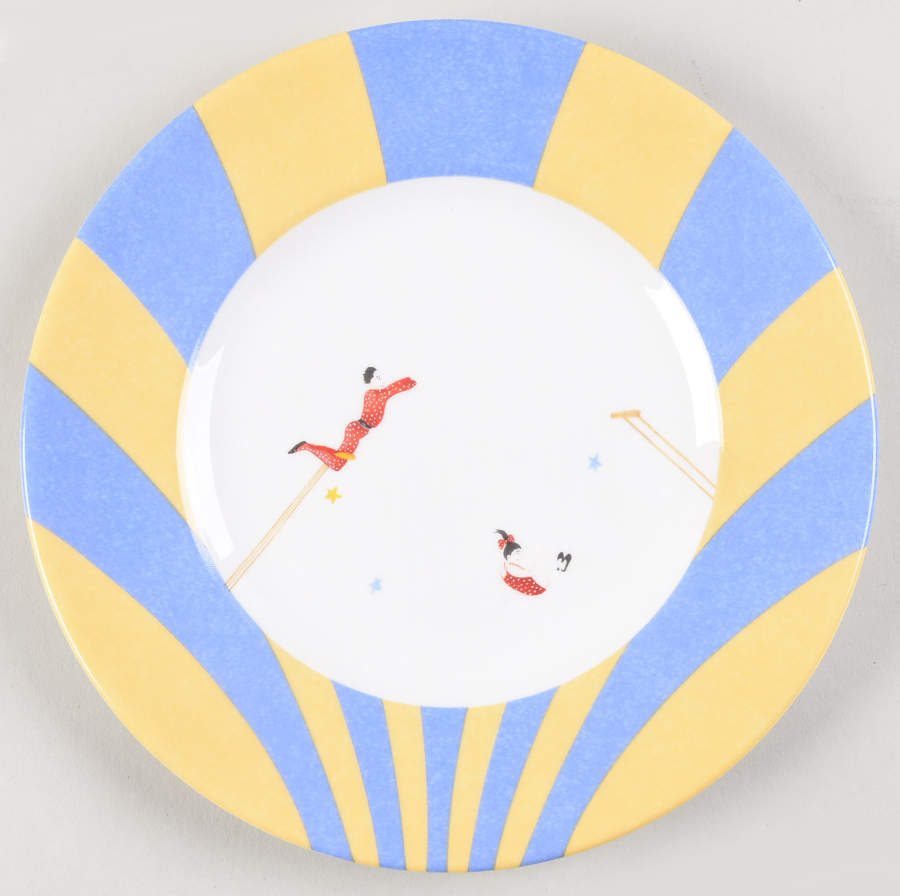 Circus Salad/Dessert Plate by Hermes-1