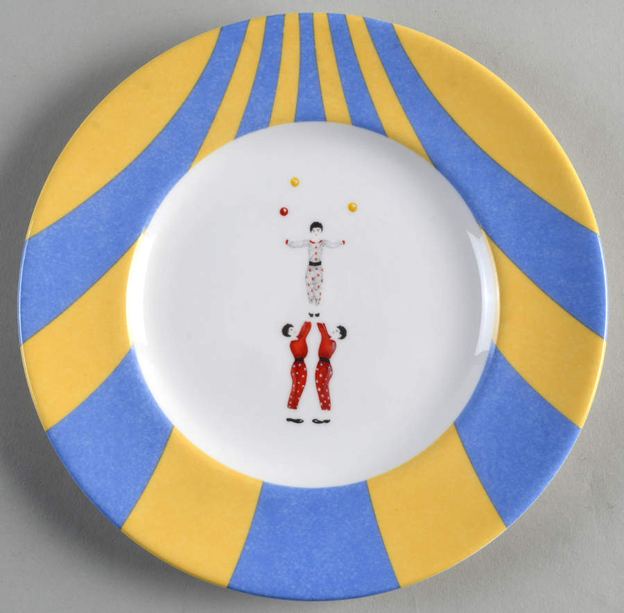 Circus Salad/Dessert Plate by Hermes-1