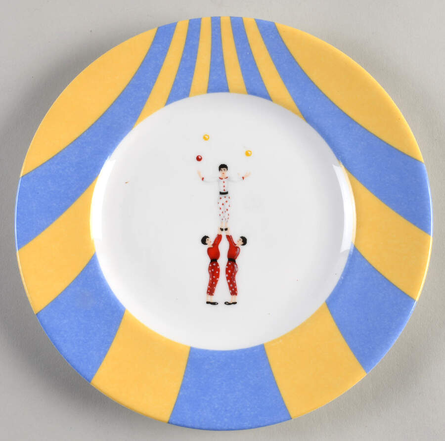 Circus Salad/Dessert Plate by Hermes-1