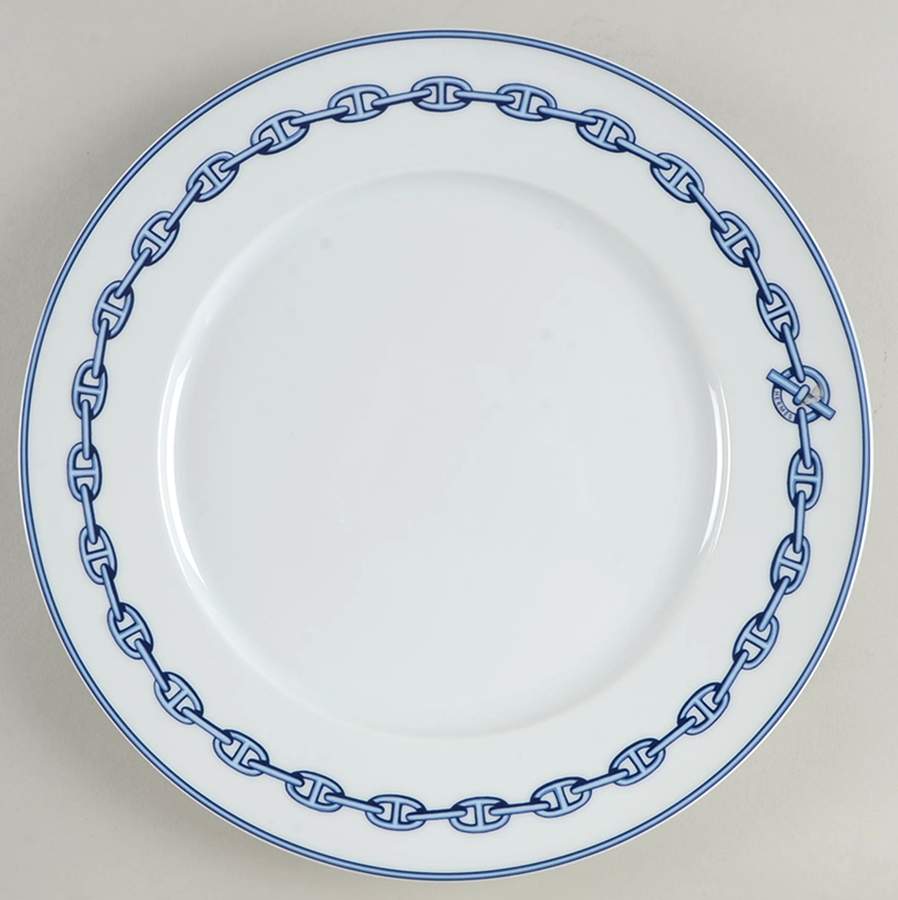 Chaine D'Ancre (Blue) Service Plate (Charger) by Hermes-1