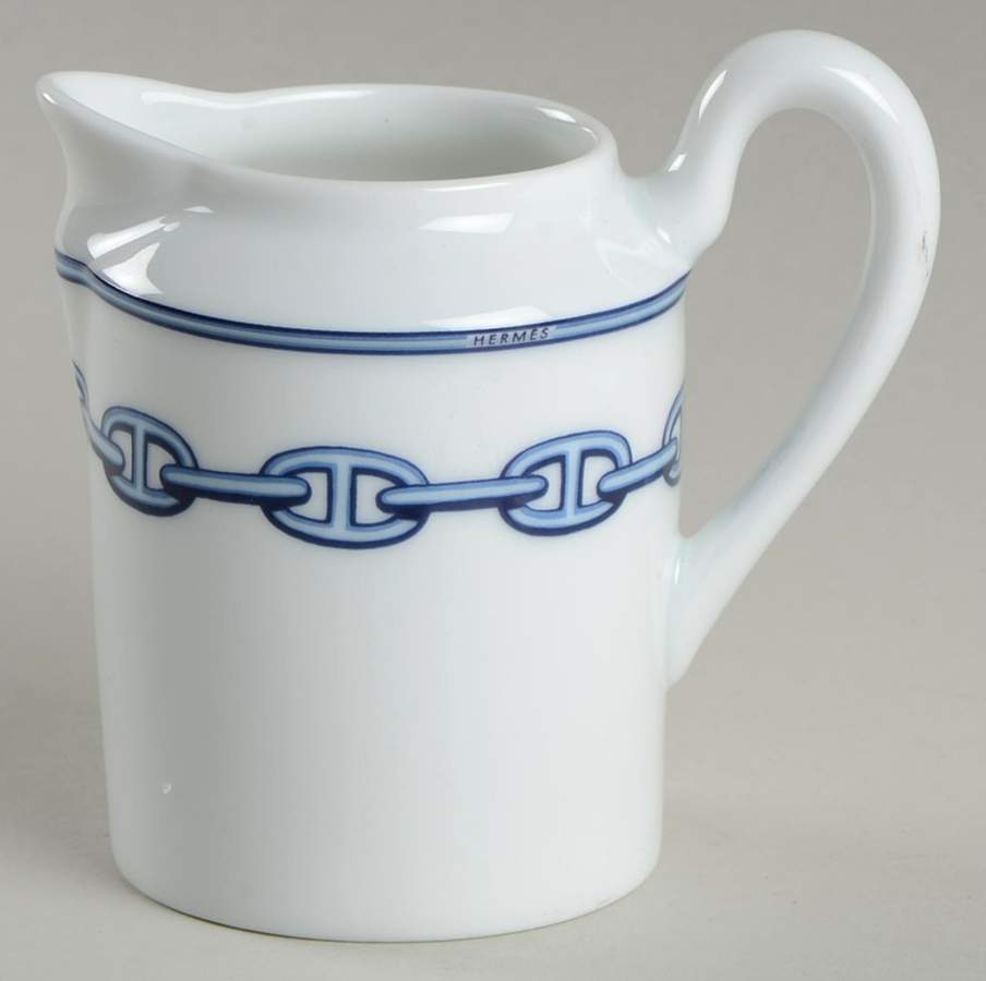 Chaine D'Ancre (Blue) Creamer by Hermes-1