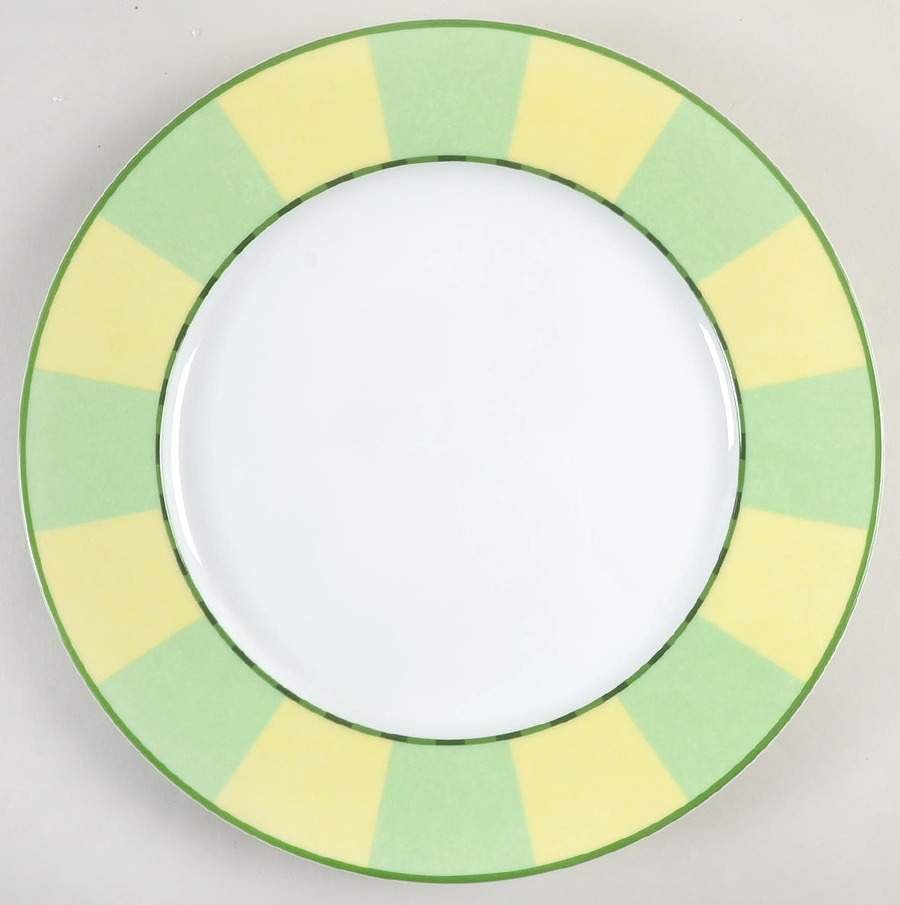 Africa Green-Yellow Service Plate (Charger) by Hermes-1
