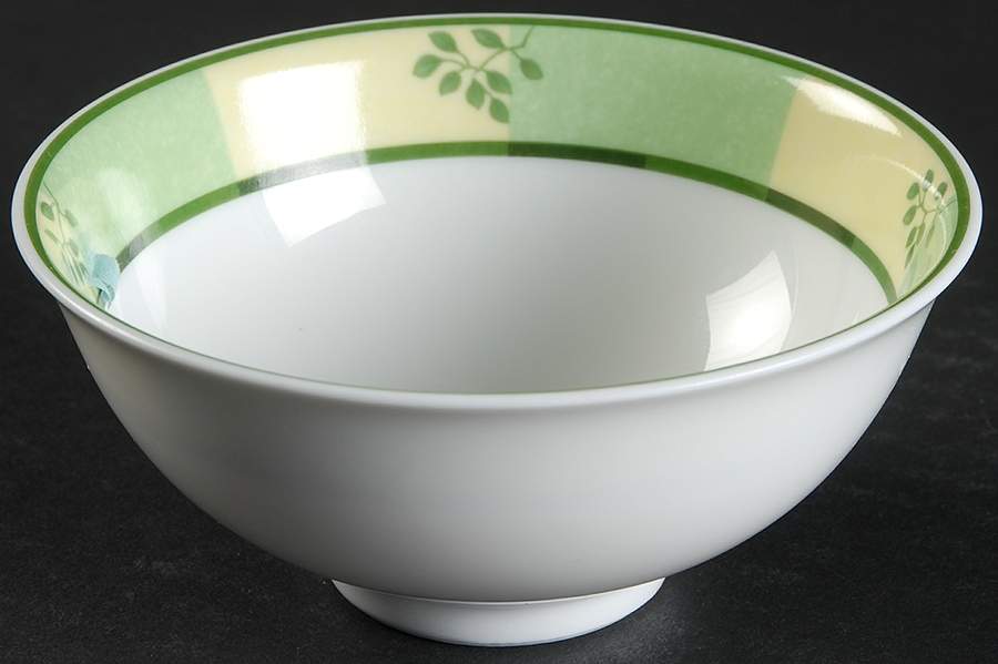 Africa Green-Yellow Asian Bowl by Hermes-1