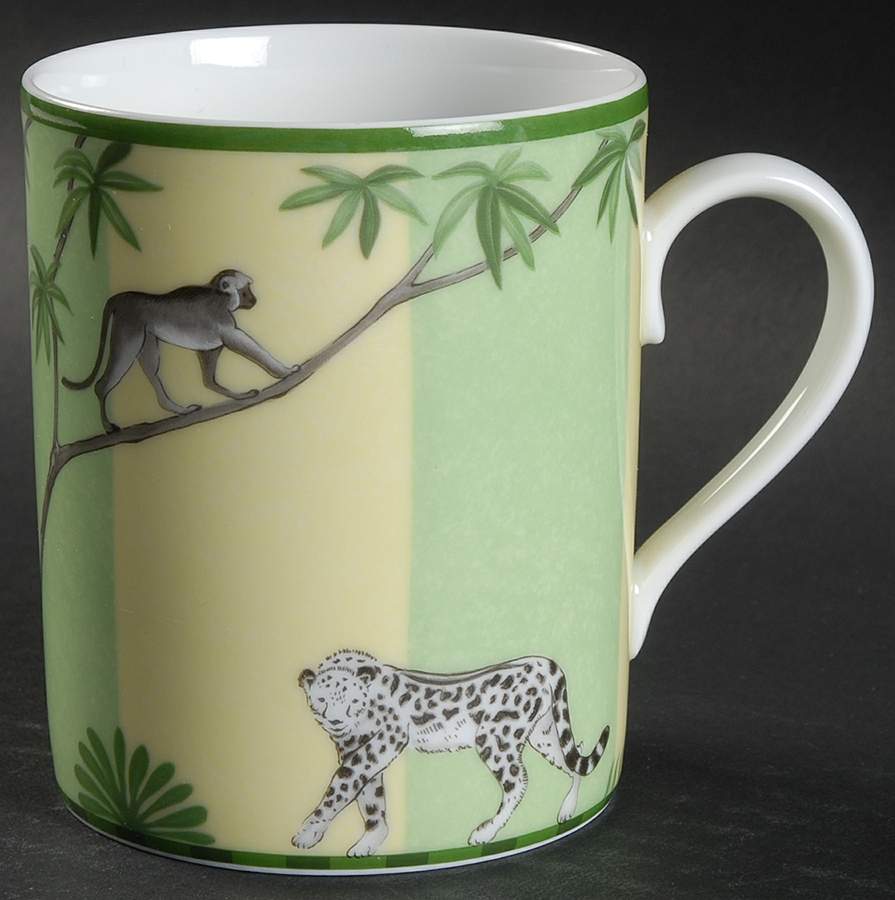 Africa Green-Yellow Mug by Hermes-1