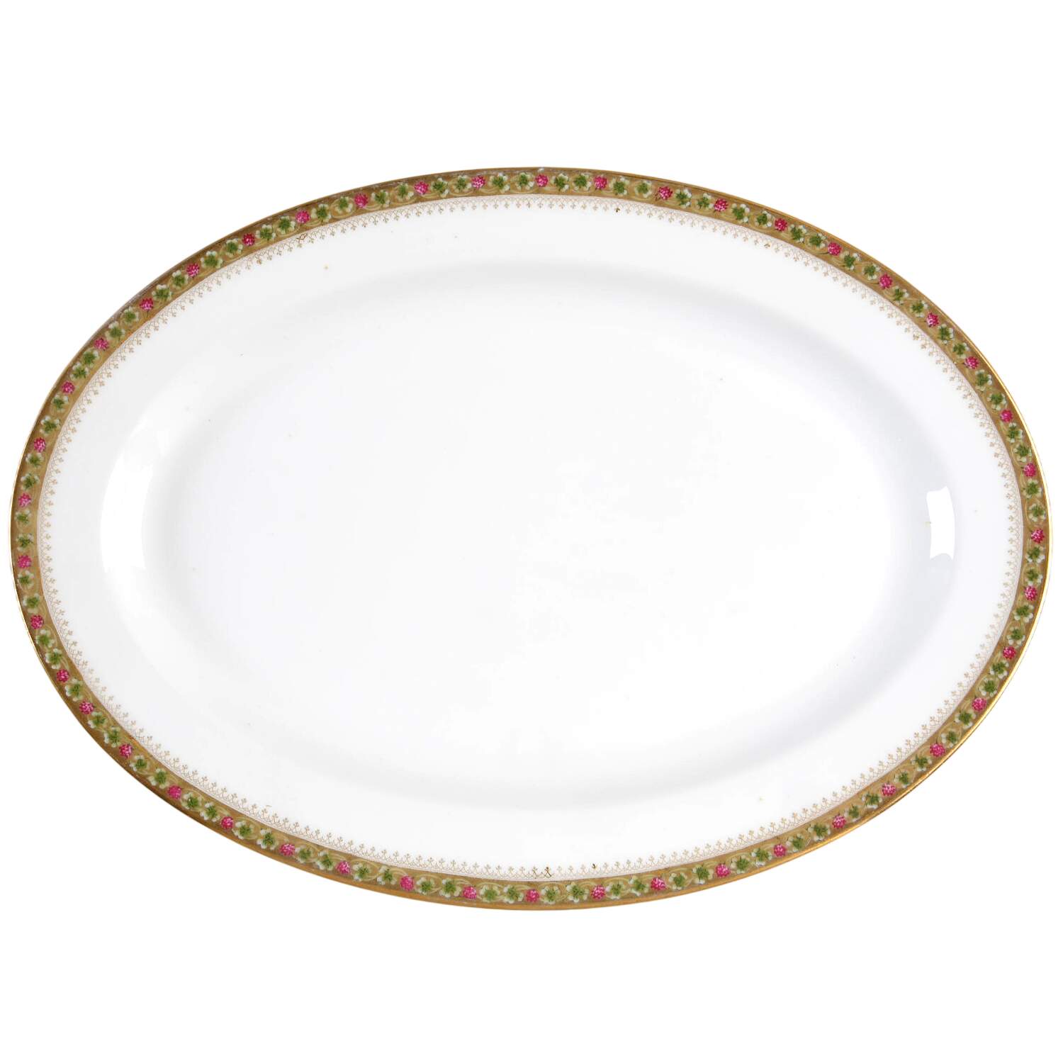 Schleiger 1079A 13" Oval Serving Platter by Haviland-1