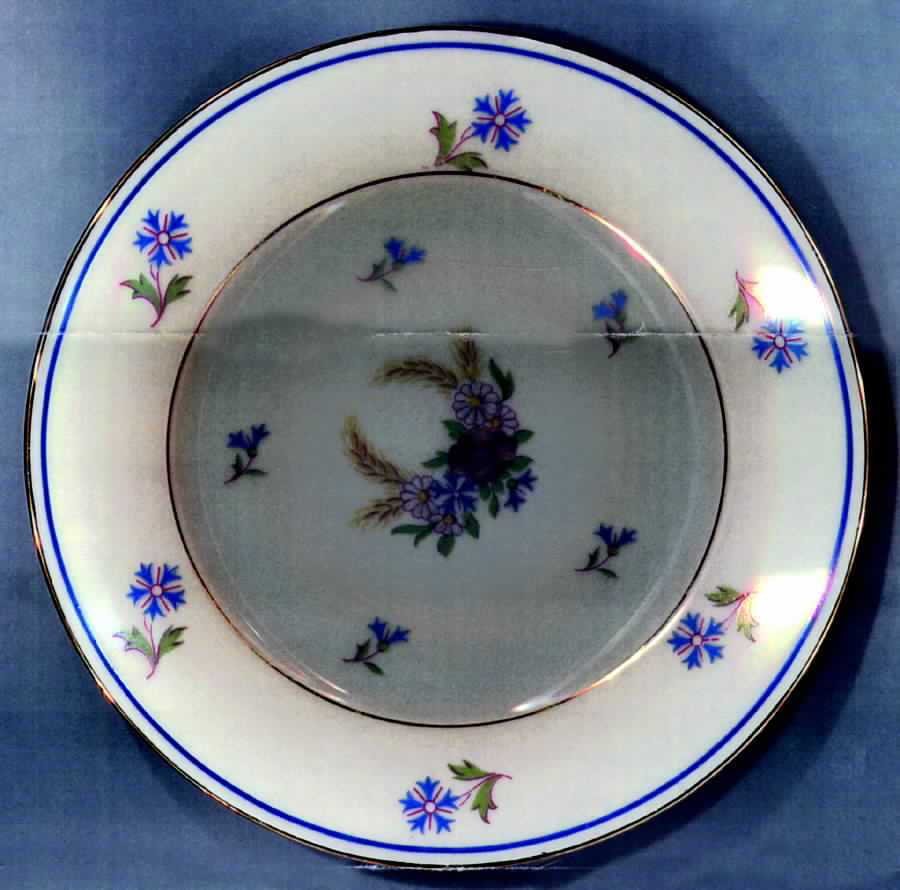 Cornflowers Bread & Butter Plate by Haas-Czjzek Coronado-1