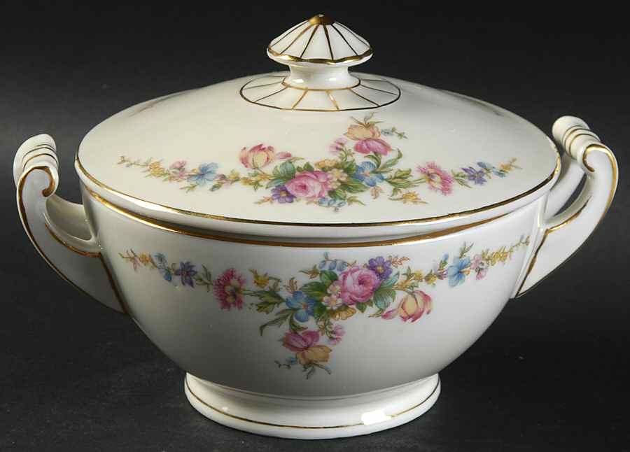 HWC5 Sugar Bowl & Lid by HW (Germany, Czech)-1