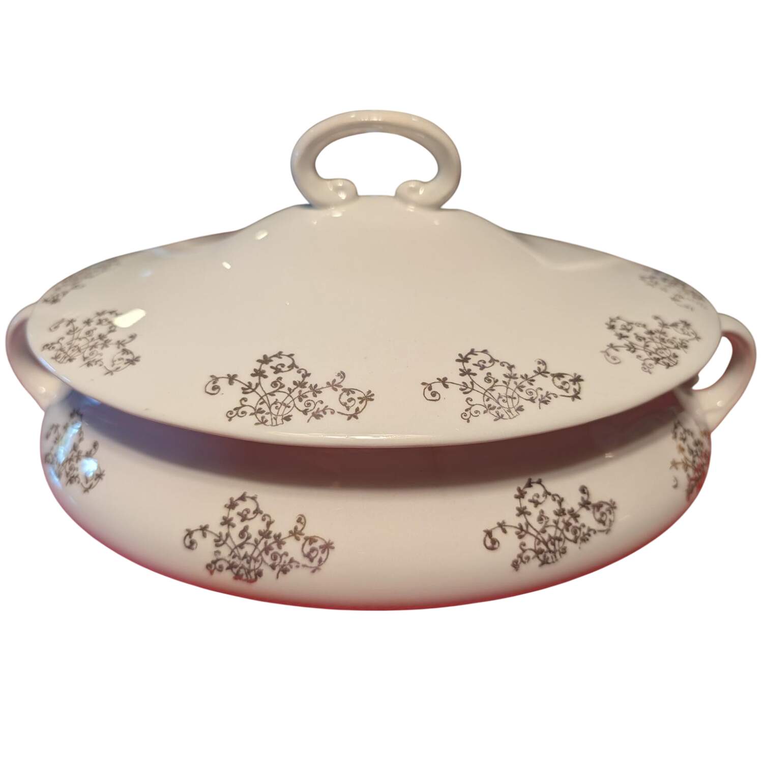 HLC1042 Oval Covered Vegetable by Homer Laughlin -1
