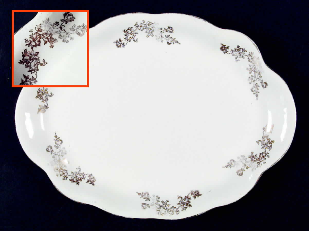 HLC1042 13" Oval Serving Platter by Homer Laughlin -1