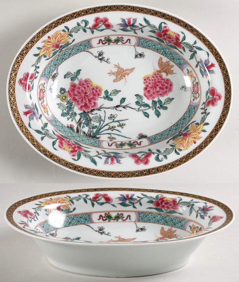 Kien Long 9" Oval Vegetable Bowl by Haviland-1