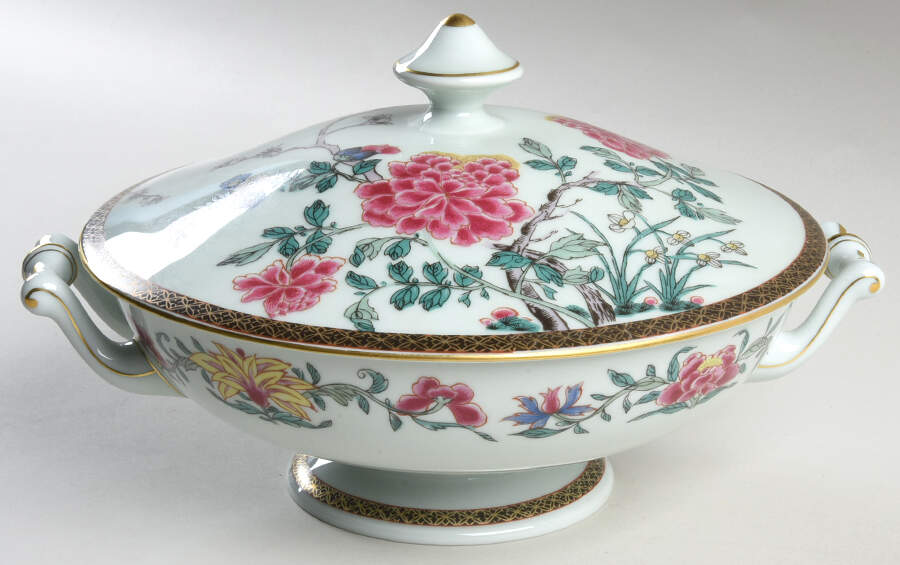 Kien Long Round Covered Vegetable by Haviland-1