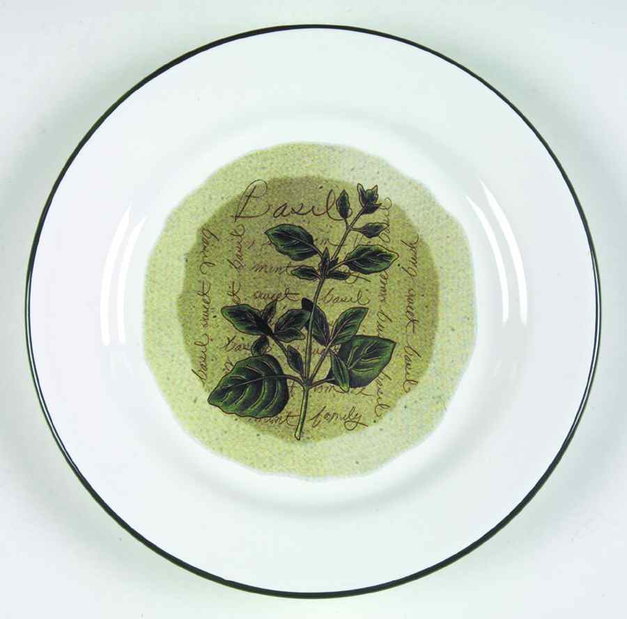 Savory Tyme Salad Plate by Himark-1