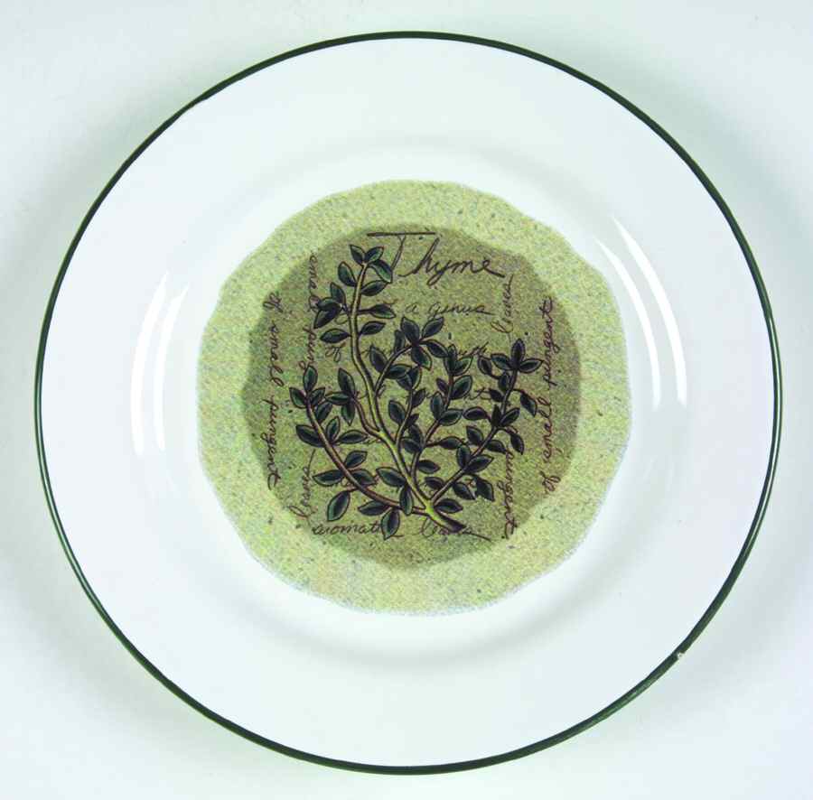 Savory Tyme Salad Plate by Himark-1