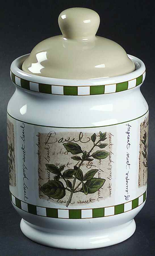 Savory Tyme Small Canister & Lid by Himark-1