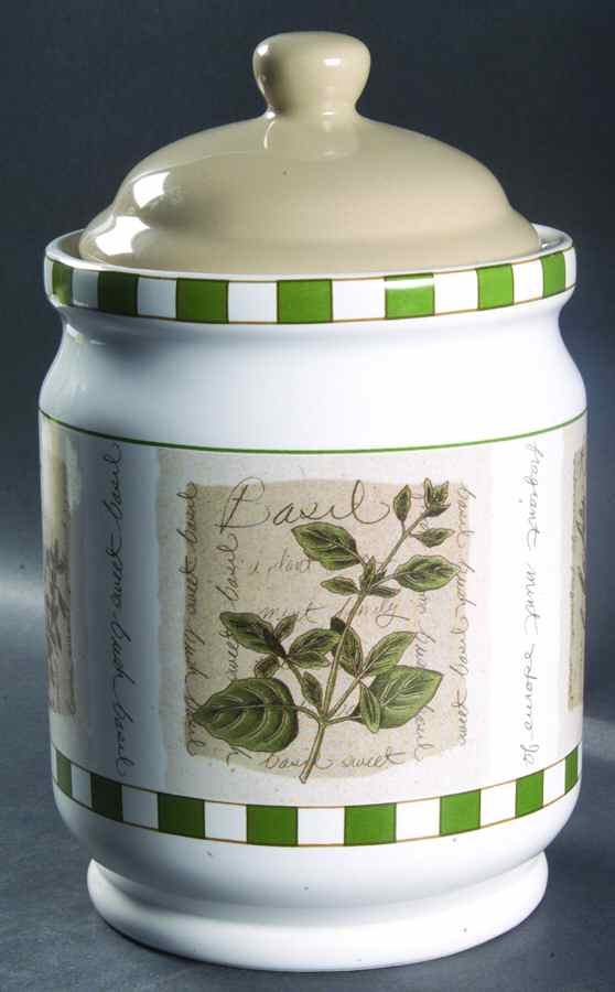 Savory Tyme Extra Large Canister & Lid by Himark-1