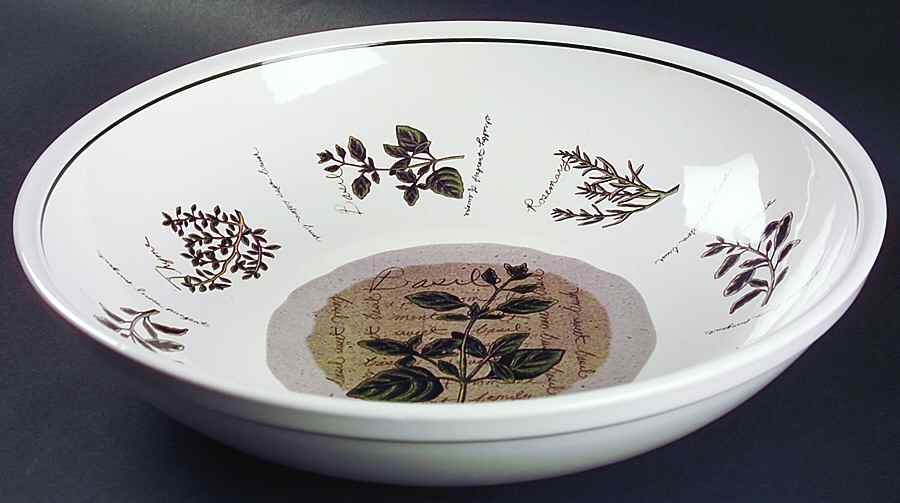 Savory Tyme 13" Pasta Serving Bowl by Himark-1