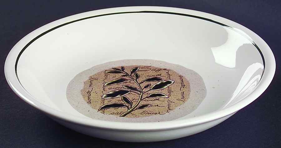 Savory Tyme 9" Individual Pasta Bowl by Himark-1