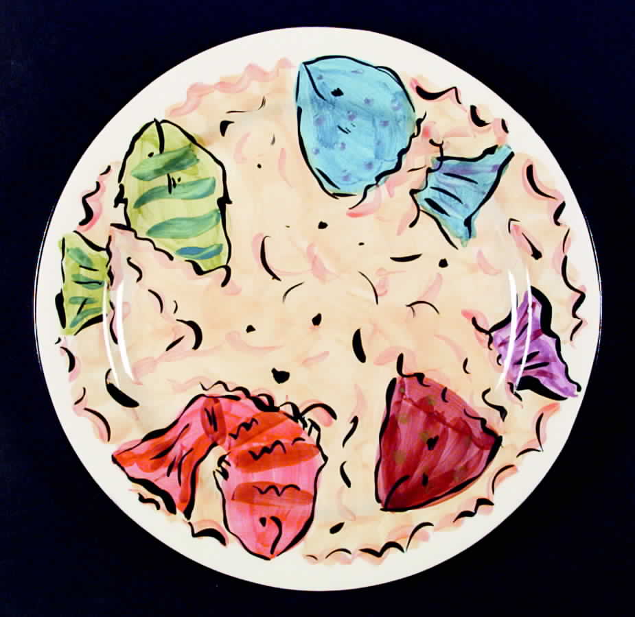 Fish Dinner Plate by Holdenby-1
