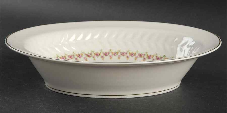Ashley (Greylock Shape) 9" Oval Vegetable Bowl by Haviland-1