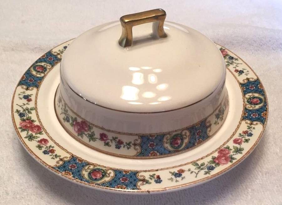 HLC1048 Round Covered Butter by Homer Laughlin -1