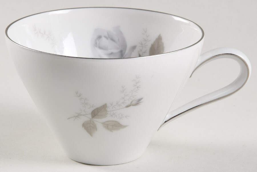 Grey Rose Flat Cup by Heinrich - H&C-1