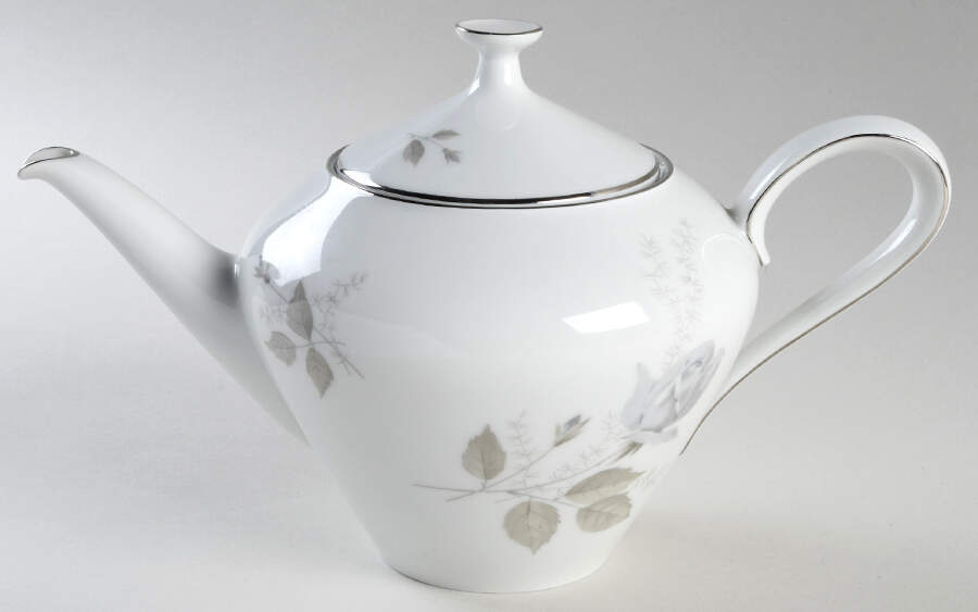Grey Rose Teapot & Lid by Heinrich - H&C-1
