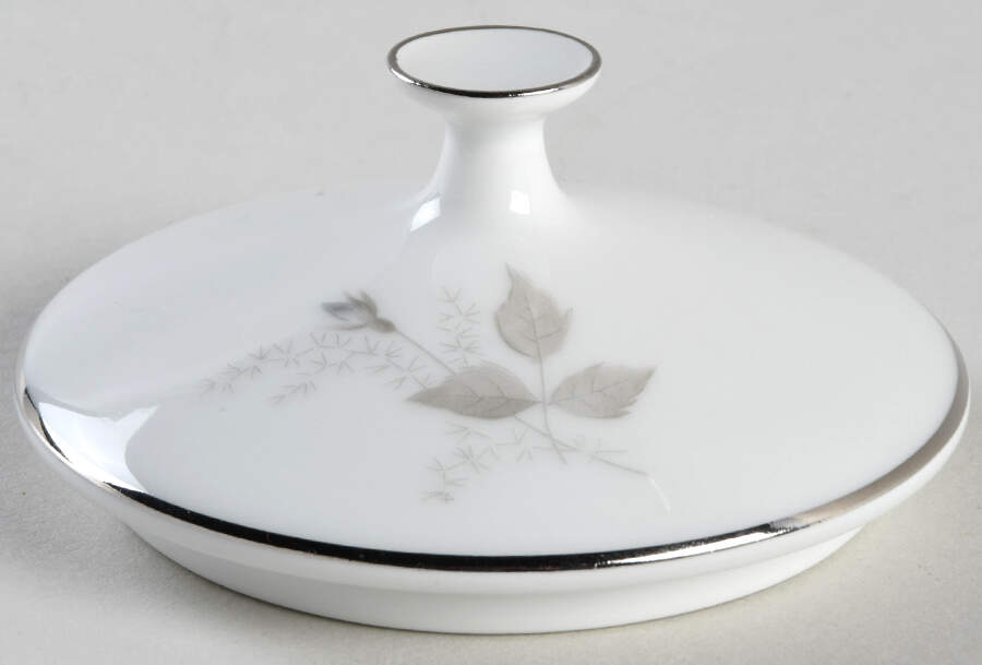 Grey Rose Lid for Sugar Bowl by Heinrich - H&C-1