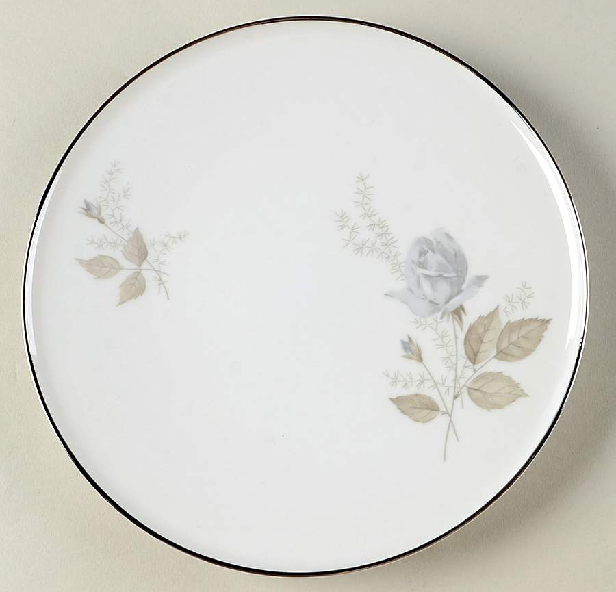 Grey Rose Salad Plate by Heinrich - H&C-1