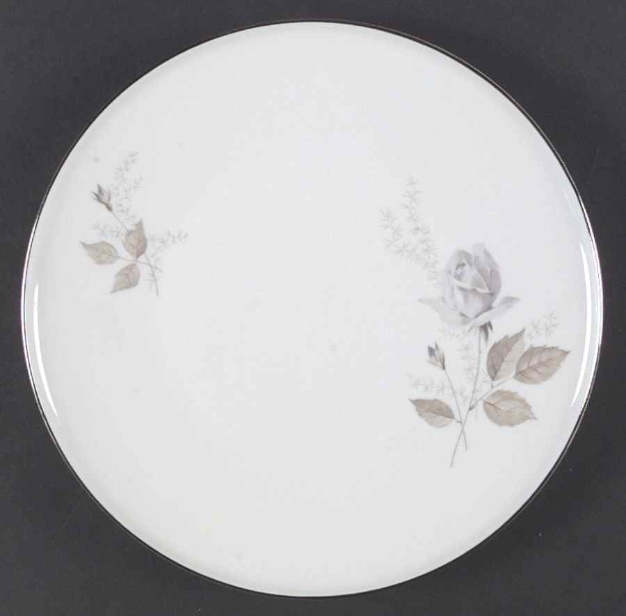 Grey Rose Dinner Plate by Heinrich - H&C-1