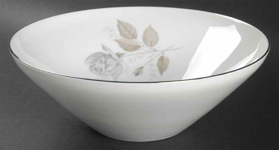 Grey Rose 9" Round Vegetable Bowl by Heinrich - H&C-1