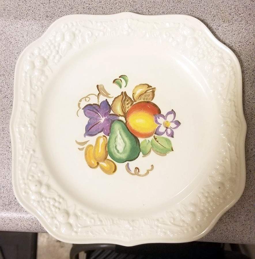 R6073 Square Salad Plate by Homer Laughlin -1