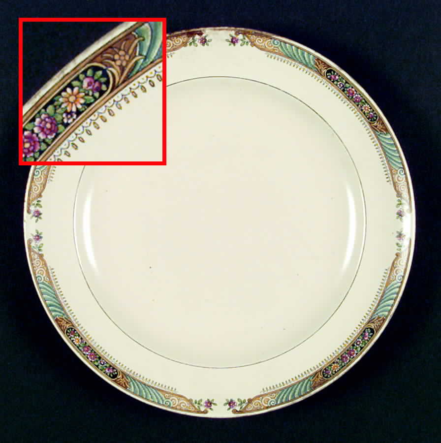 4740a Dinner Plate by Homer Laughlin -1
