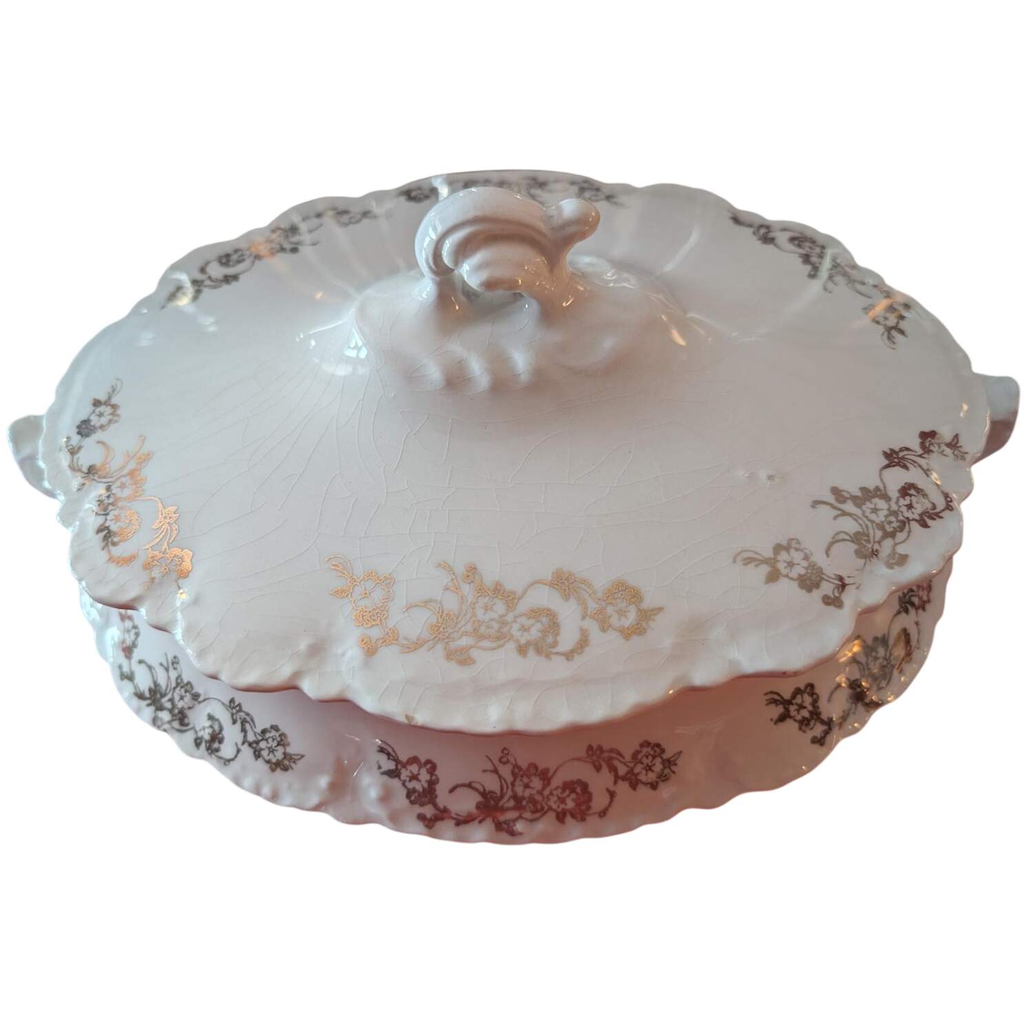 H2500 Round Covered Vegetable by Homer Laughlin -1