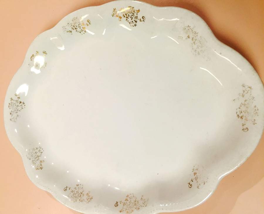 W9s 13" Oval Serving Platter by Homer Laughlin -1
