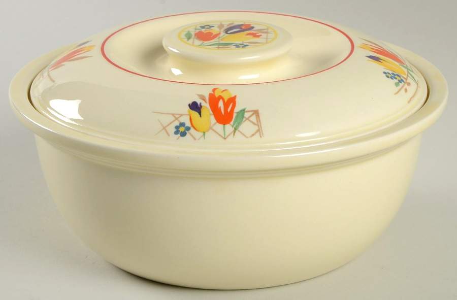 KK303 1.5 Qt Round Covered Casserole by Homer Laughlin -1