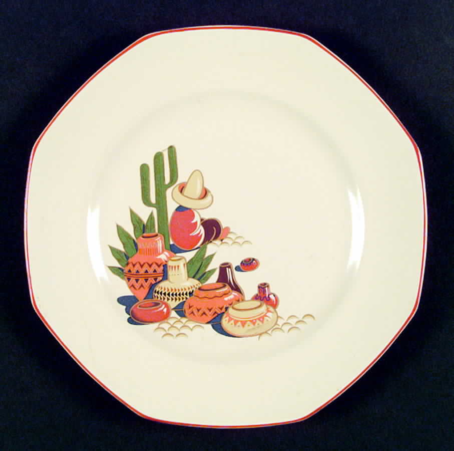 Maxicana Dinner Plate by Homer Laughlin -1