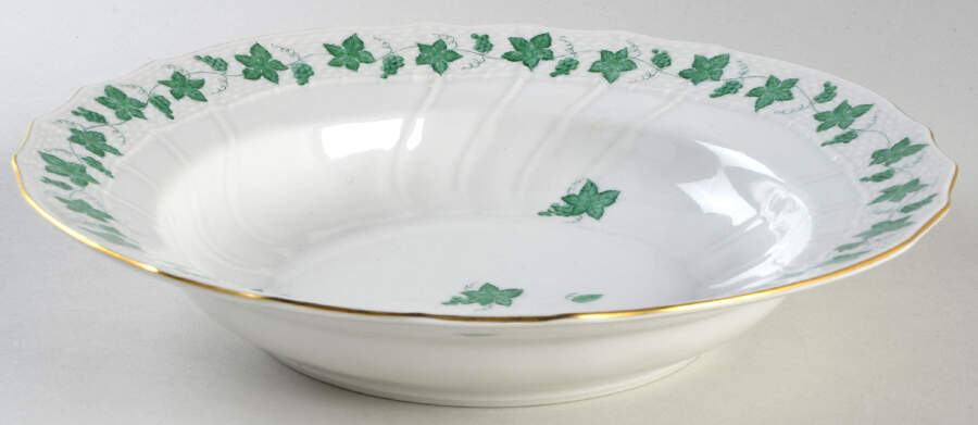 SZGV Large Rim Soup Bowl by Herend-1