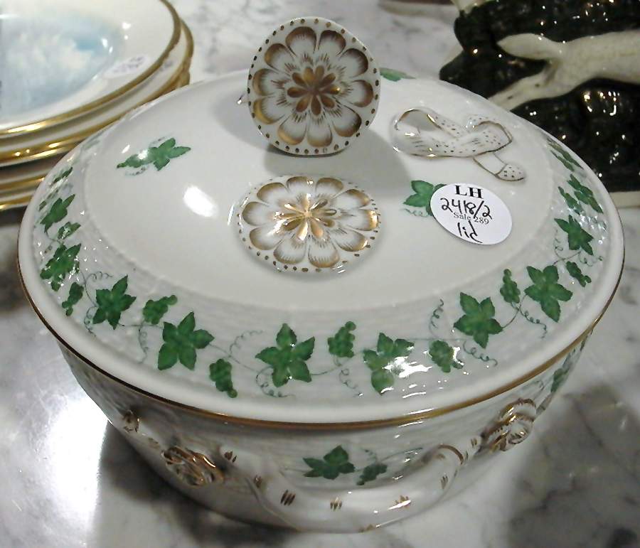 SZGV Round Covered Vegetable by Herend-1