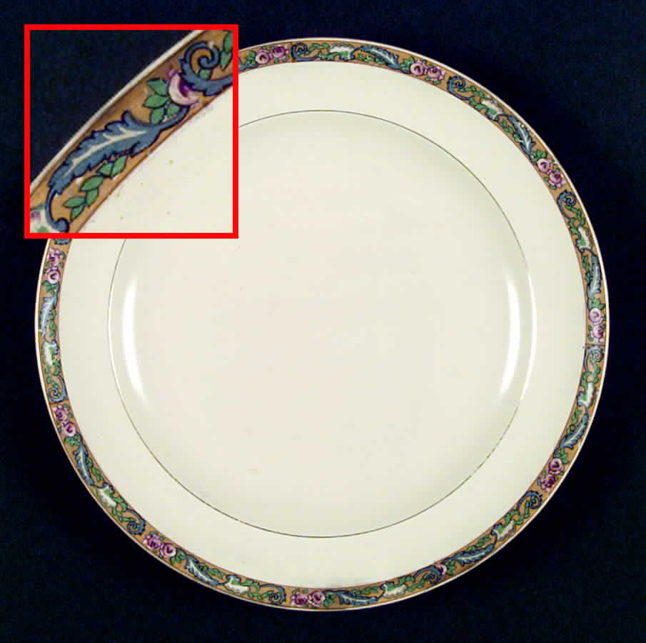 W9980m Dinner Plate by Homer Laughlin -1